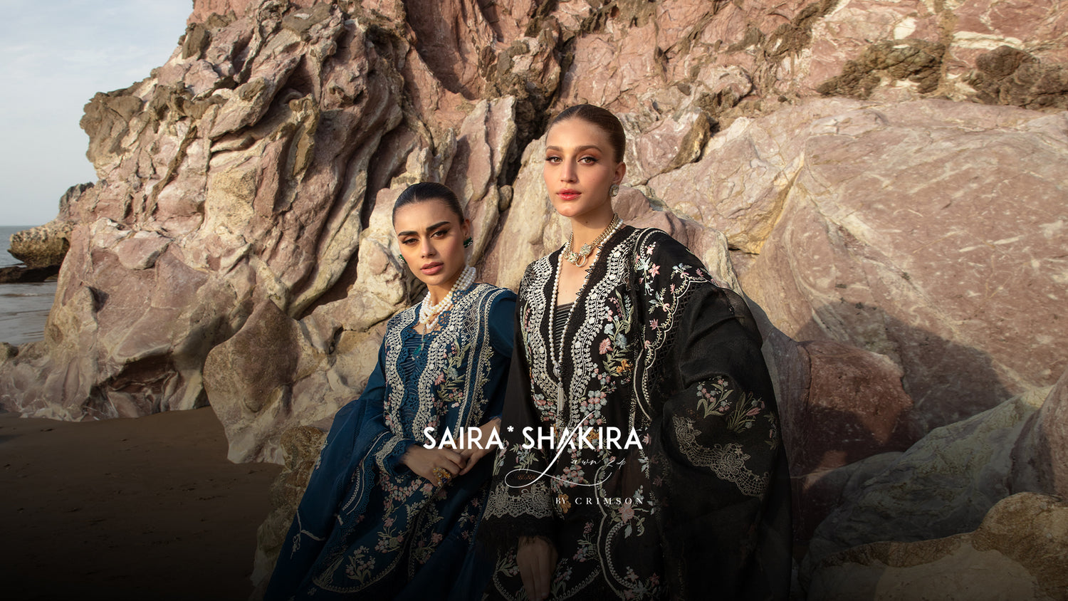 CRIMSON- LUXURY LAWN'24 BY SAIRA SHAKIRA