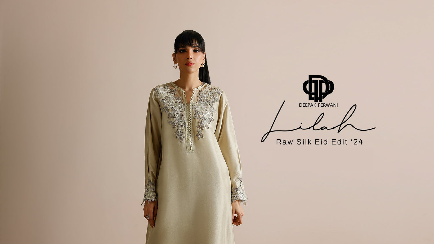 LILA- RAW SILK EDIT'24- RTW COLLECTION BY DEEPAK PERWANI