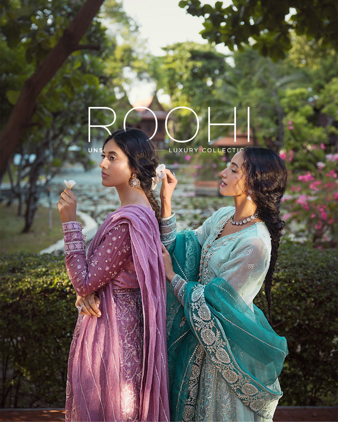 Roohi Unstitched Luxury Collection'24 by Mushq