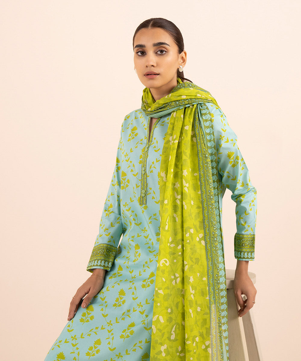 2 PIECE - PRINTED LAWN SUIT