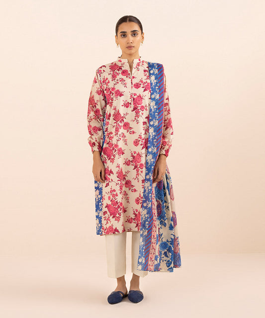 2 PIECE - PRINTED LAWN SUIT