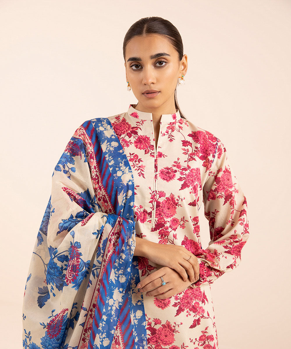 2 PIECE - PRINTED LAWN SUIT