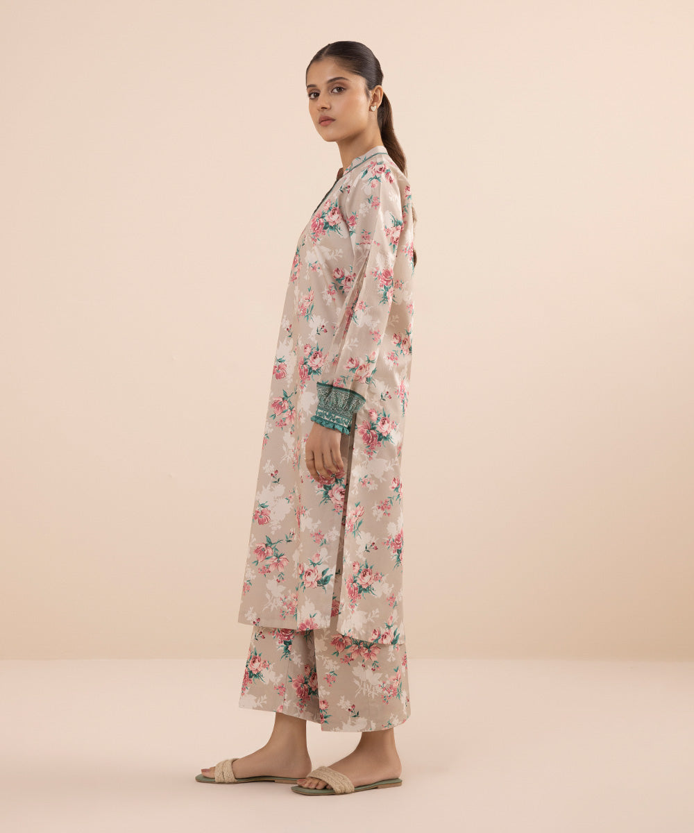 2 PIECE - PRINTED LAWN SUIT