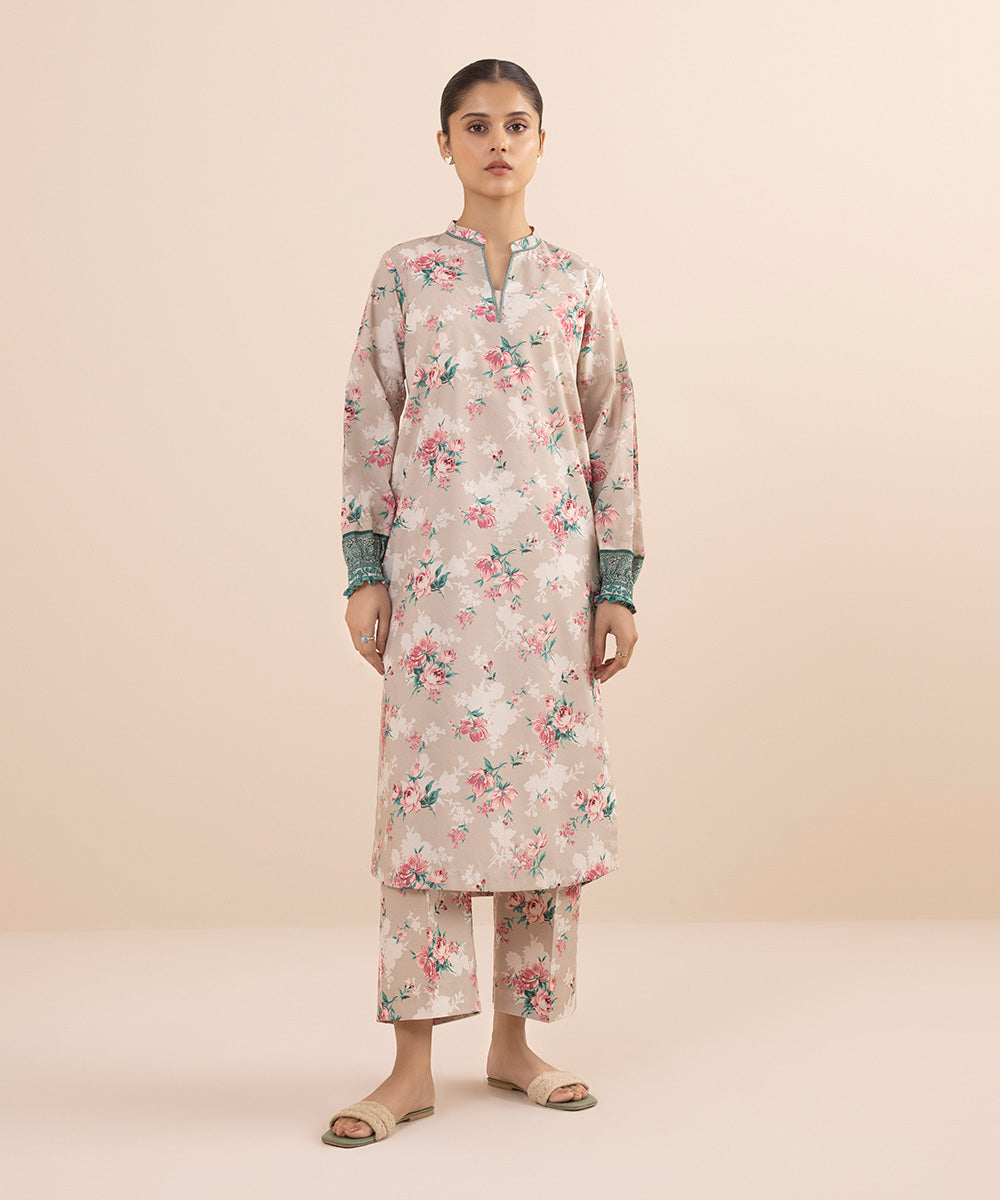 2 PIECE - PRINTED LAWN SUIT