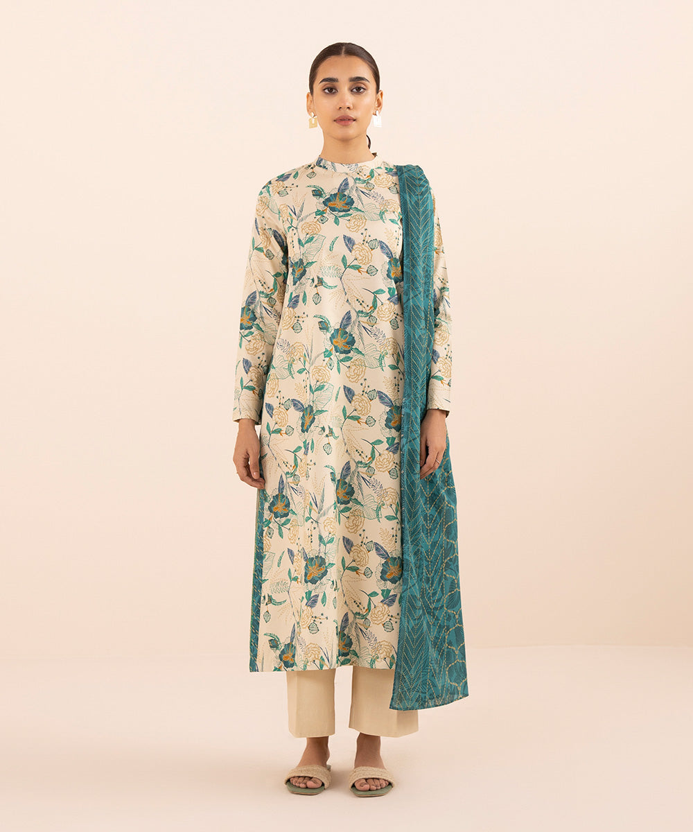 2 PIECE - PRINTED LAWN SUIT