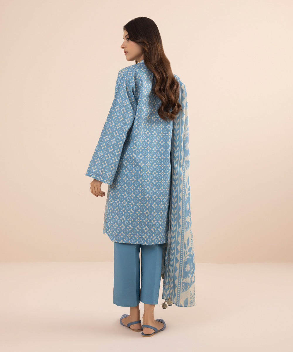 2 PIECE - PRINTED LAWN SUIT