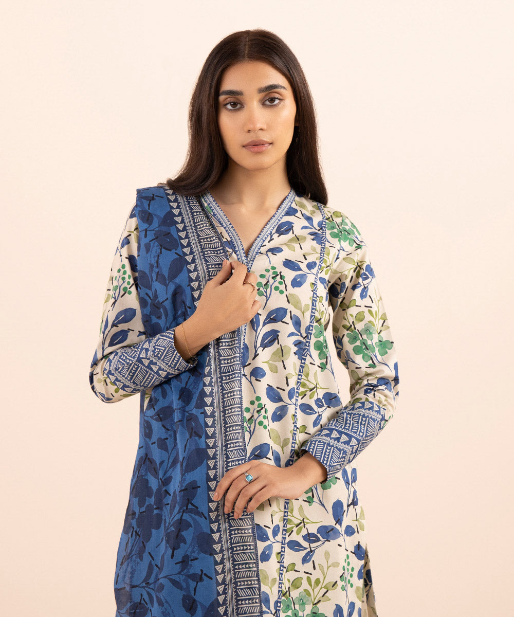 2 PIECE - PRINTED LAWN SUIT