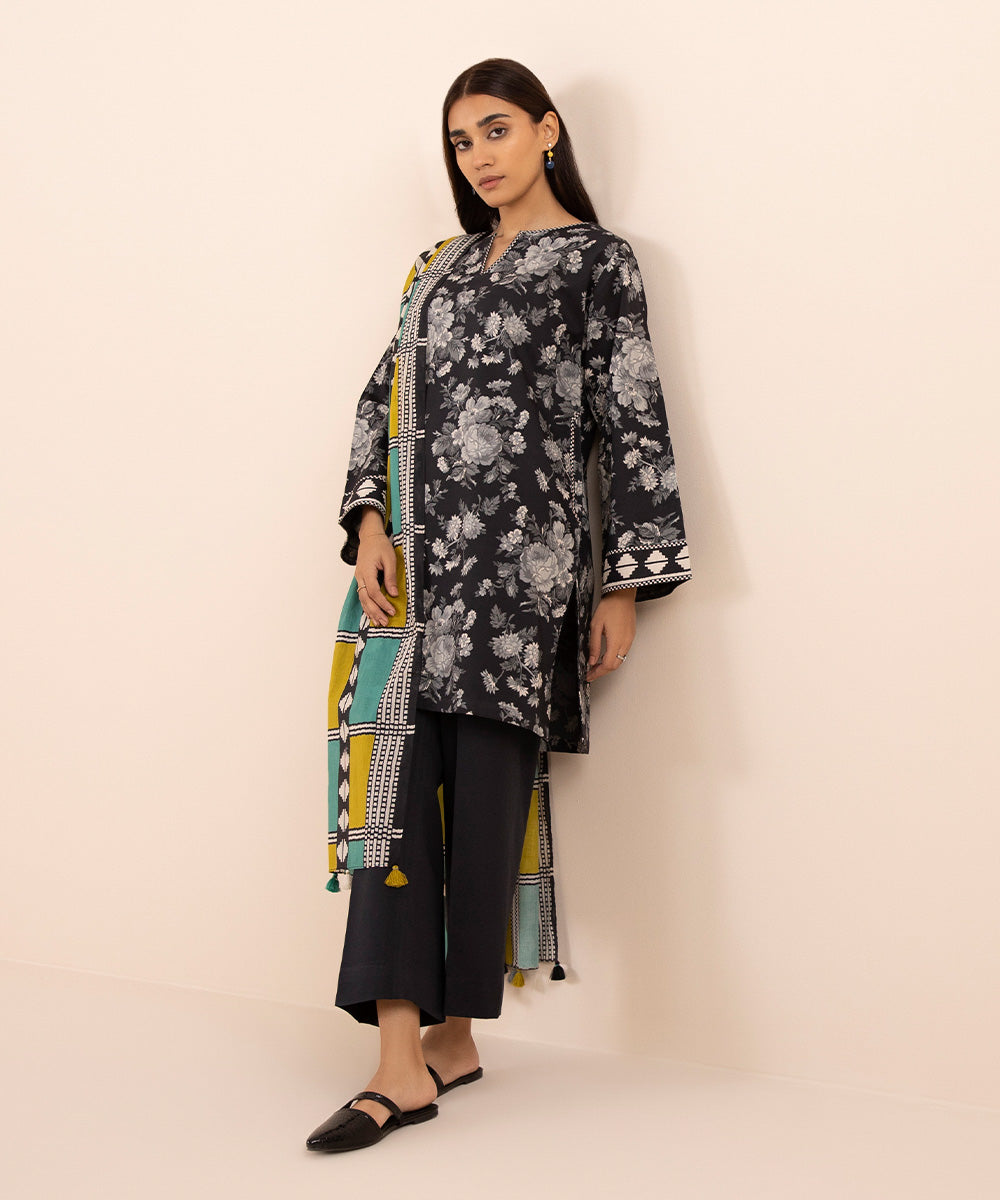 2 PIECE - PRINTED LAWN SUIT