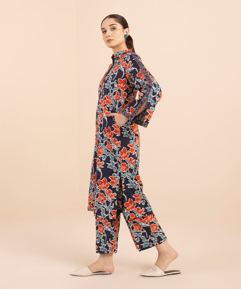 2 PIECE - PRINTED LAWN SUIT