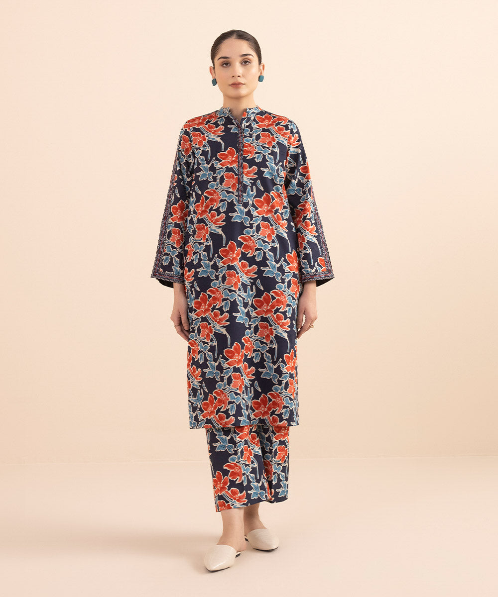 2 PIECE - PRINTED LAWN SUIT