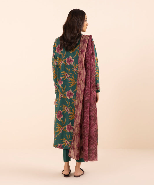 3 PIECE - PRINTED LAWN SUIT