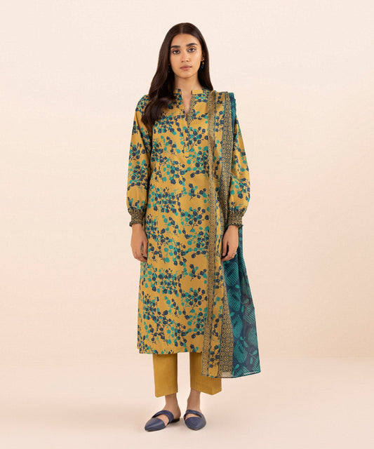 3 PIECE - PRINTED LAWN SUIT