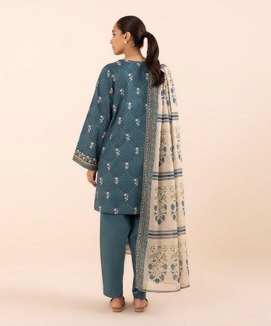 3 PIECE - PRINTED LAWN SUIT