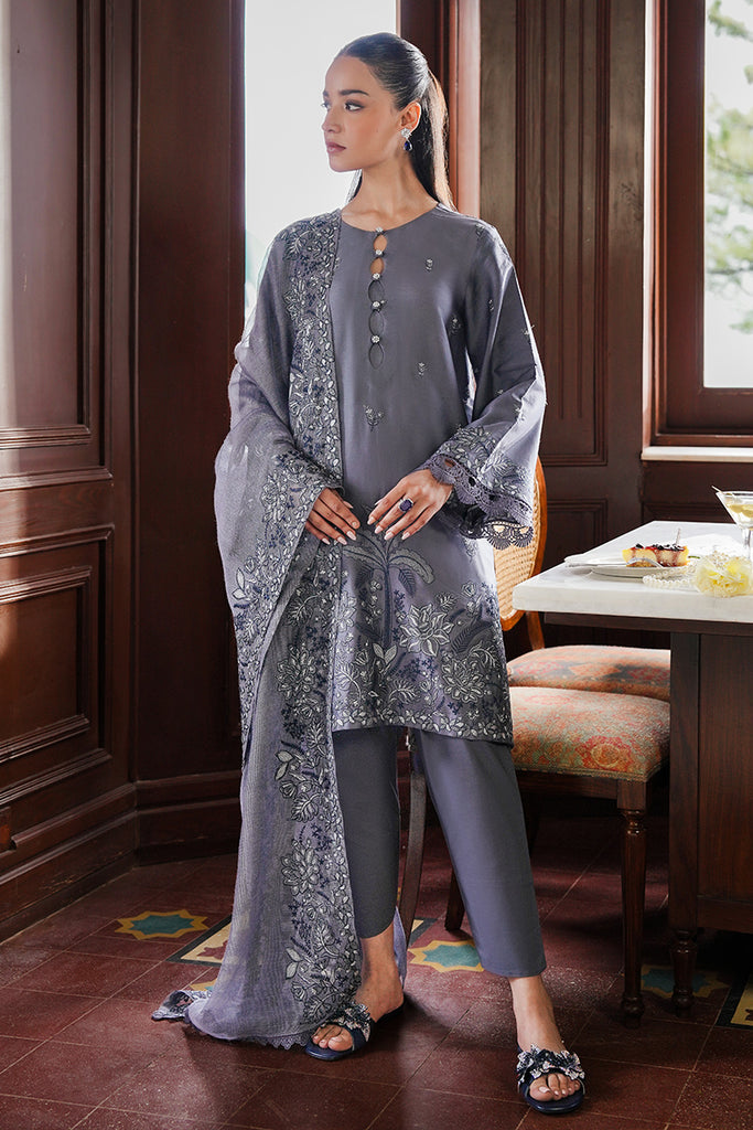 INDIGO BLOOM-3PC SATIN