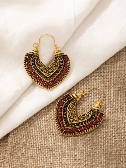 imoli Braided Detail Hoop Earrings