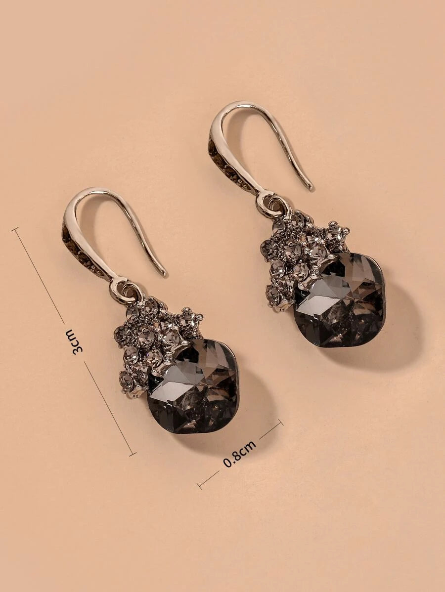 Andkiss Gemstone Drop Earrings