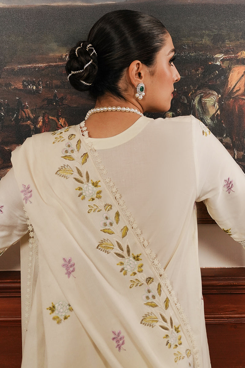 IVORY GARDEN-3PC SATIN