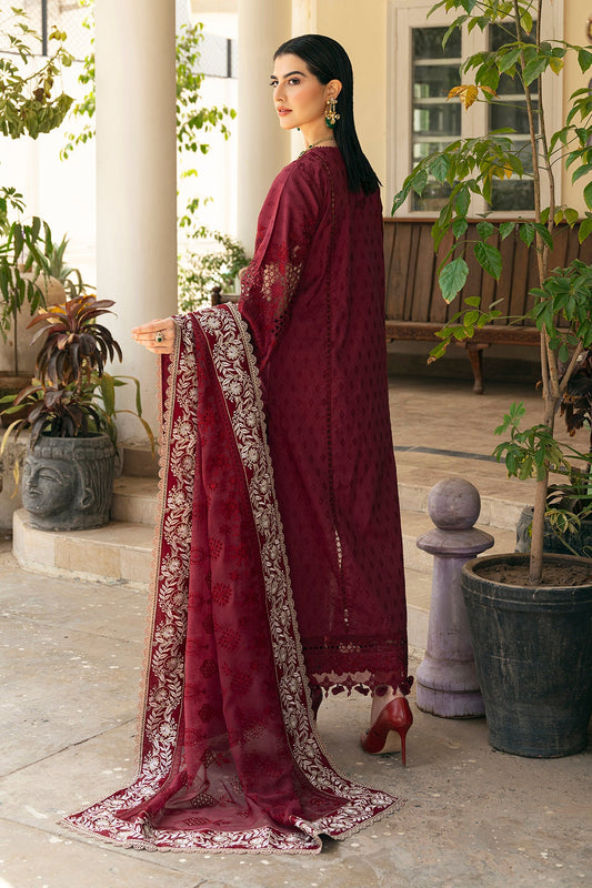 EMBROIDERED SELF JACQUARD LAWN SL11-D05