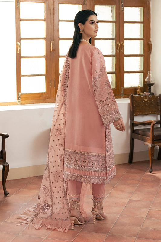 EMBROIDERED SELF JACQUARD LAWN SL11-D08