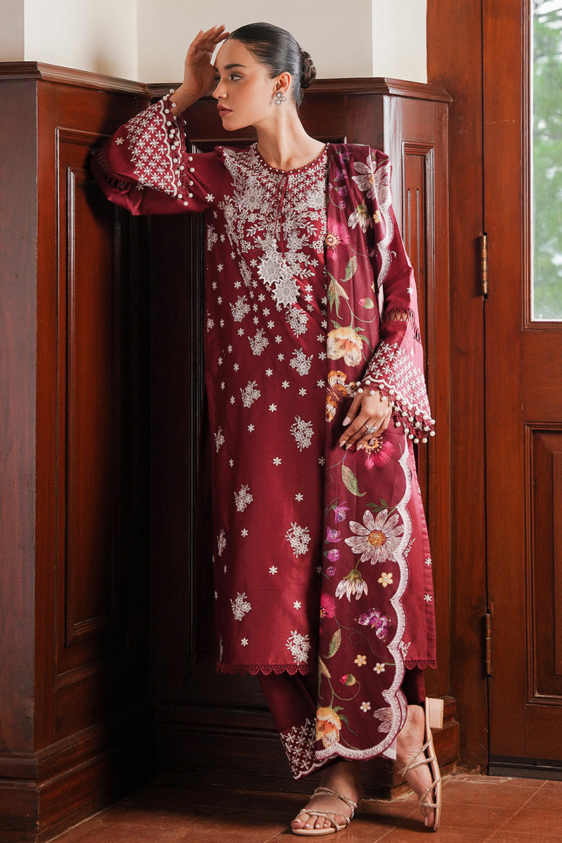 DEEP BERRY-3PC SATIN