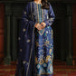 CELESTIAL NAVY-3PC SATIN