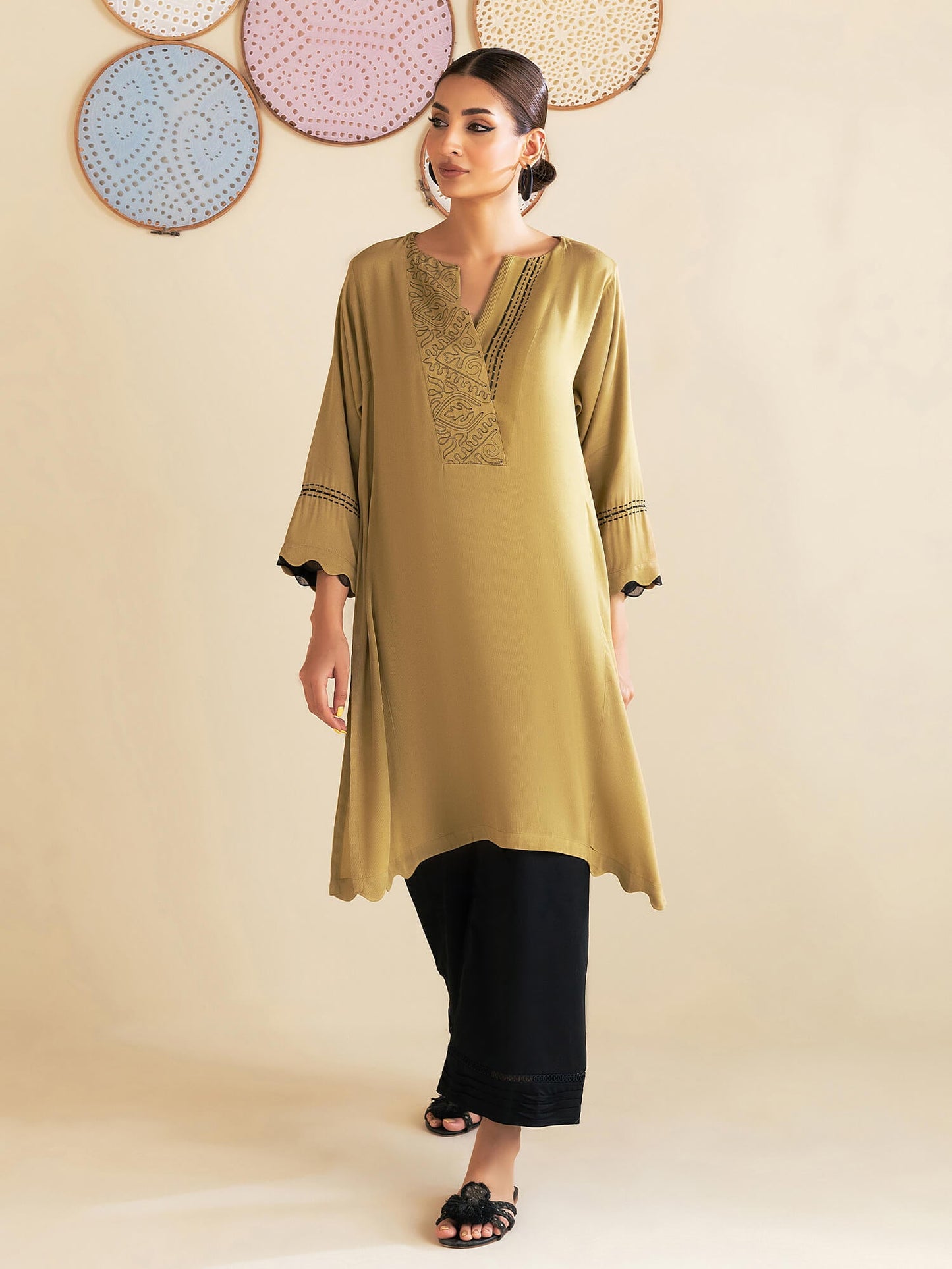 Embroidered Kurta