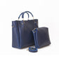 2Pcs Shoulder Bag - Faux Leather - Blue