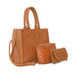 3 Pcs - Shoulder Bag - Brown