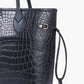 Crocodile Never full tote bag - Black