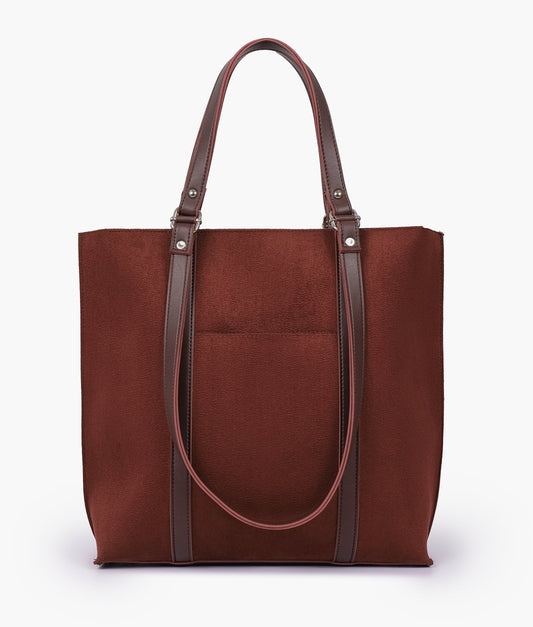 Handle tote bag - Brown