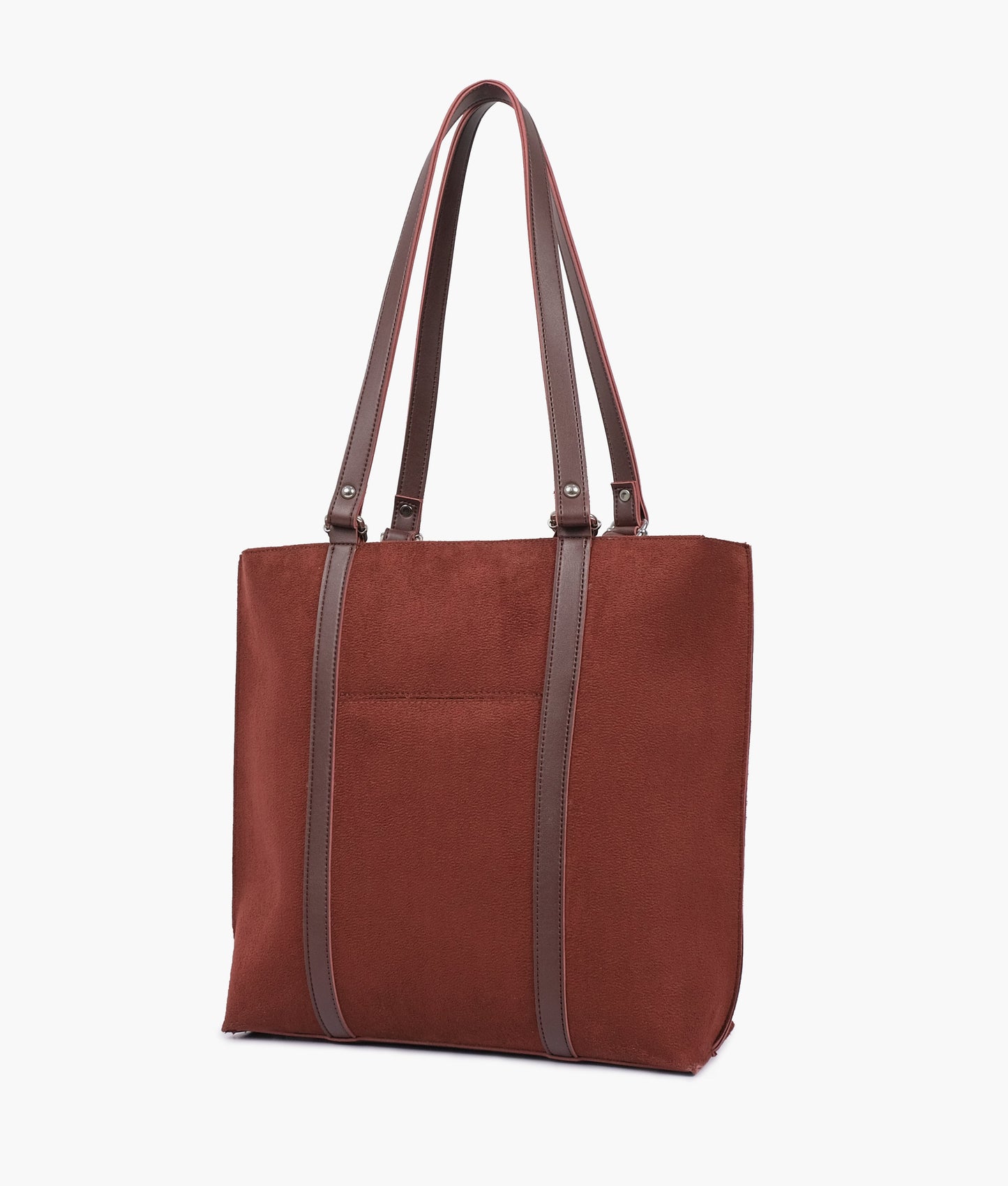 Handle tote bag - Brown