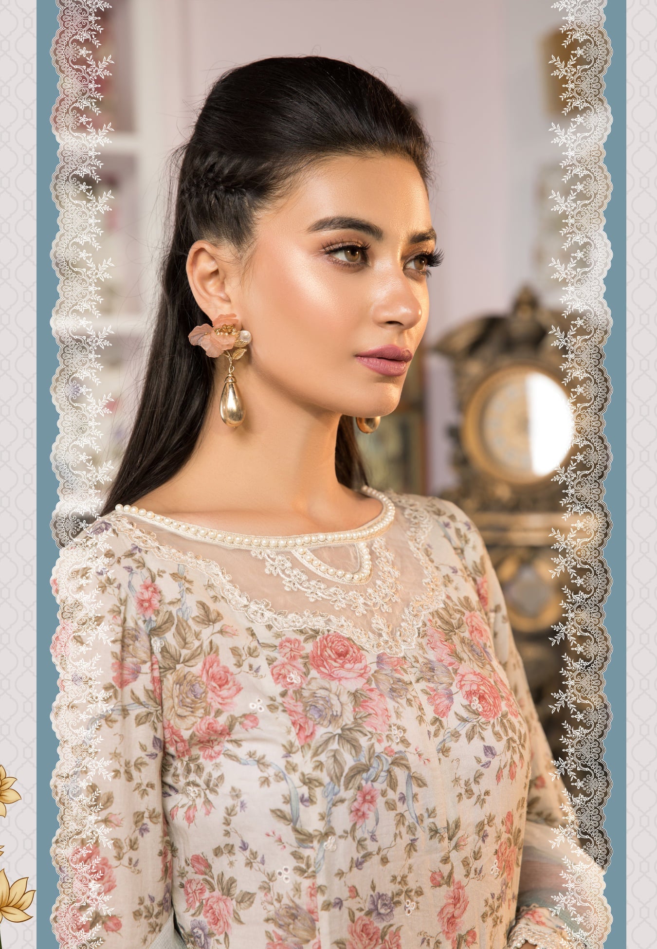 Mprints Unstitched Design 2A - Heer Rang