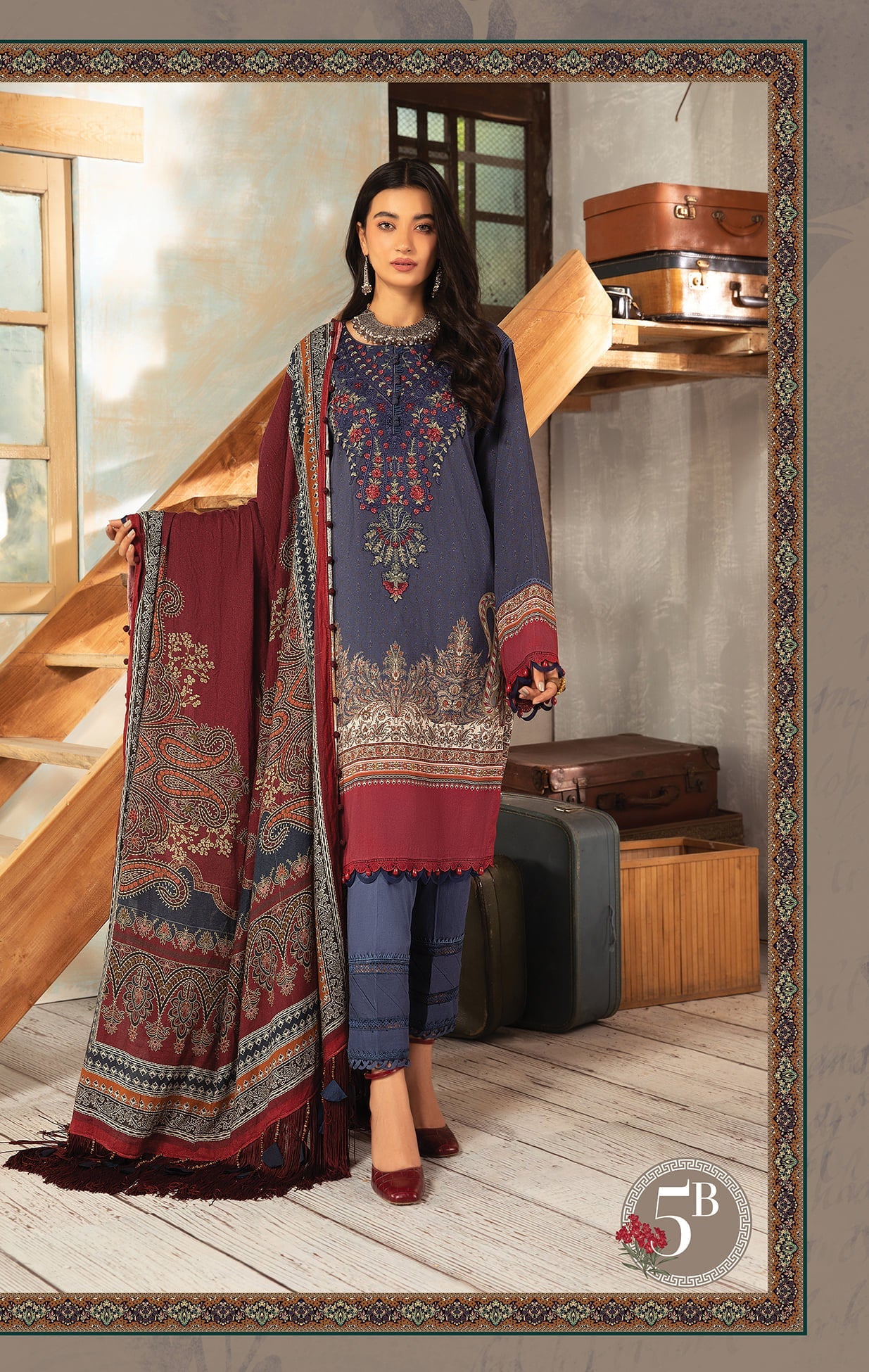 M.Prints MPT-1205-B - Heer Rang