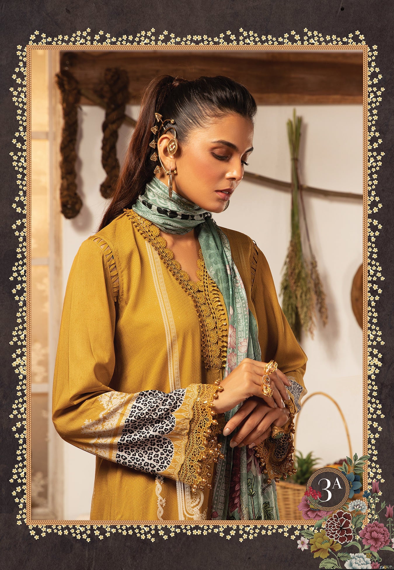 M.Prints MPT-1203-A - Heer Rang