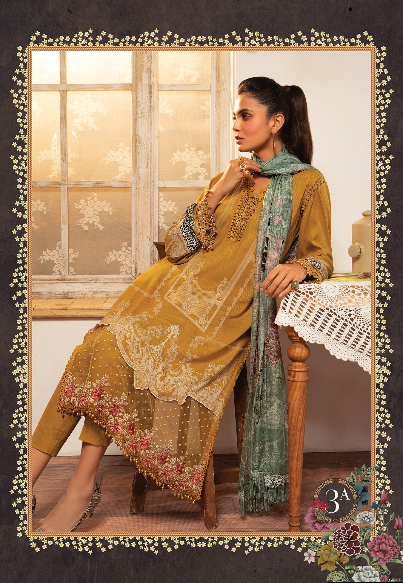 M.Prints MPT-1203-A - Heer Rang