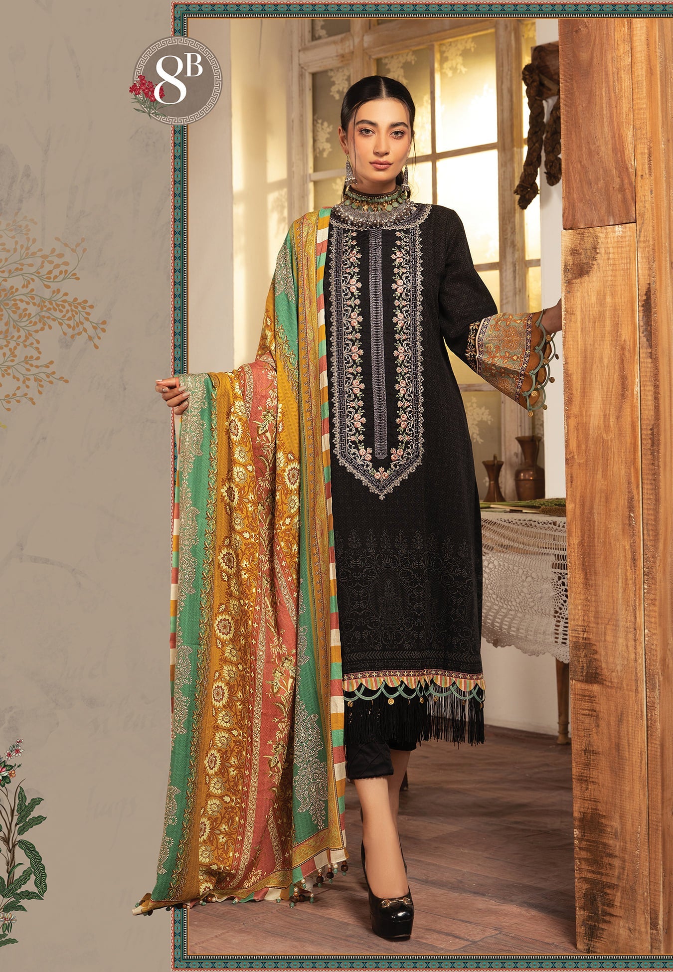 M.Prints MPT-1208-B - Heer Rang