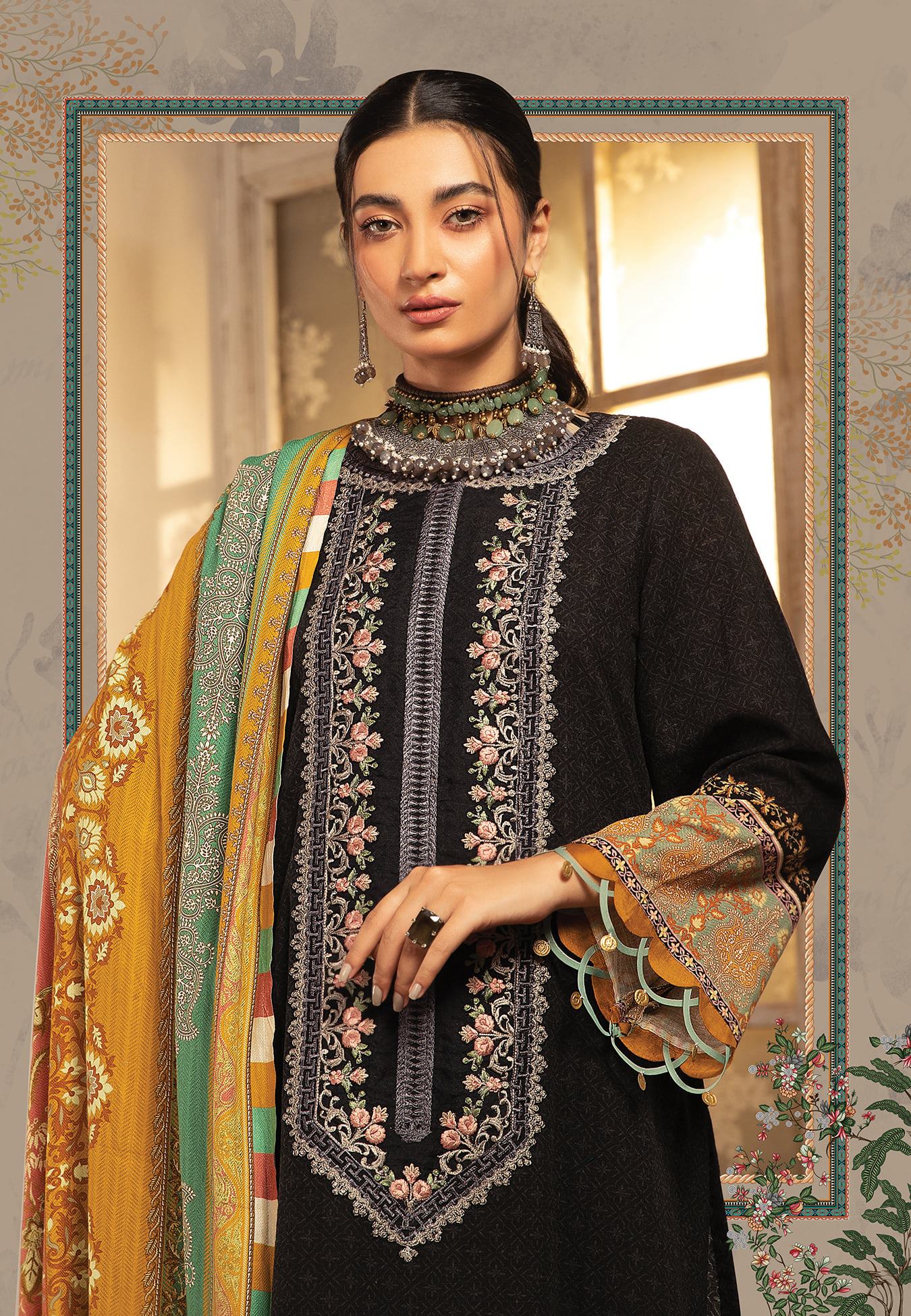 M.Prints MPT-1208-B - Heer Rang