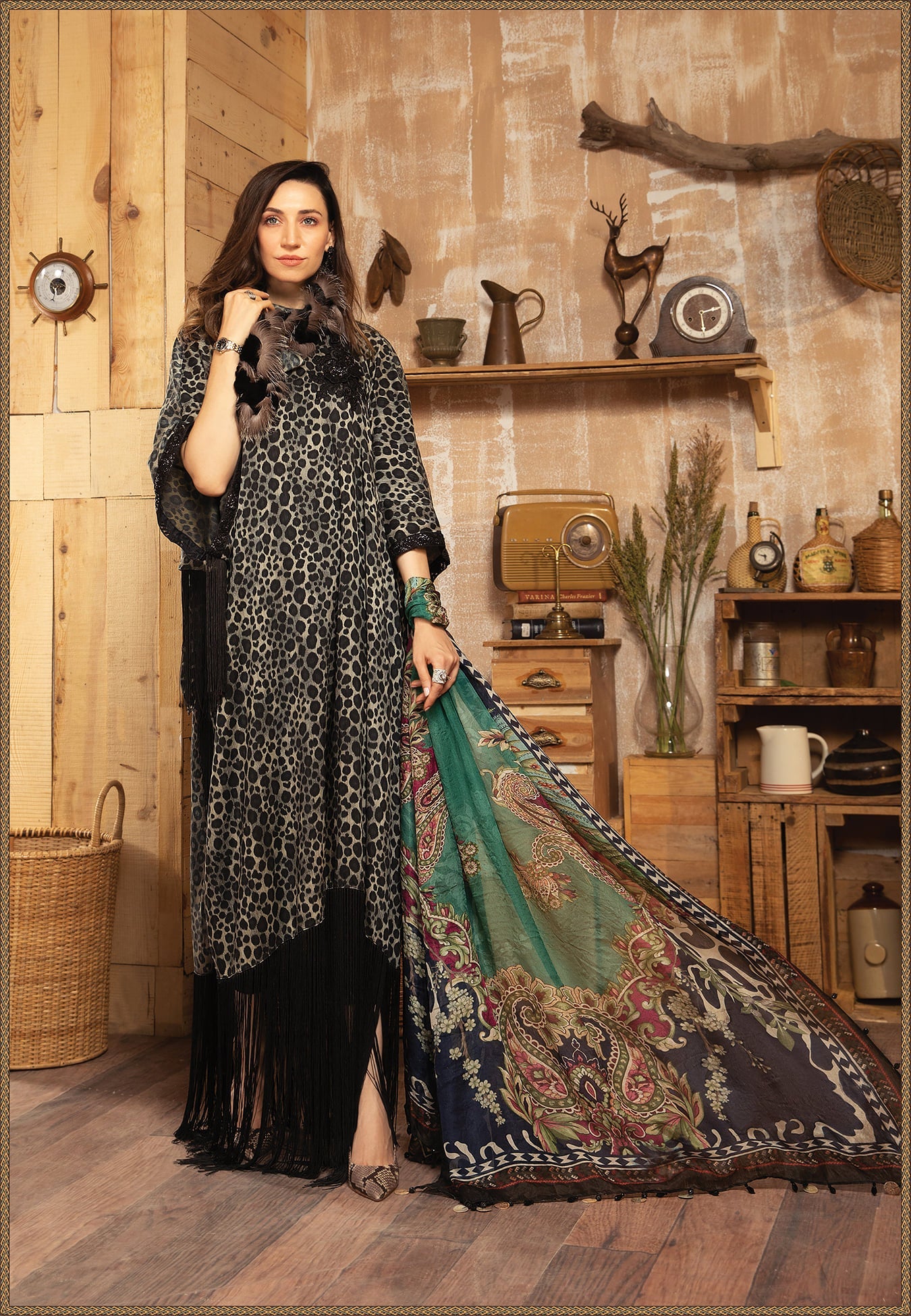 M.Prints MPT-1214-B - Heer Rang