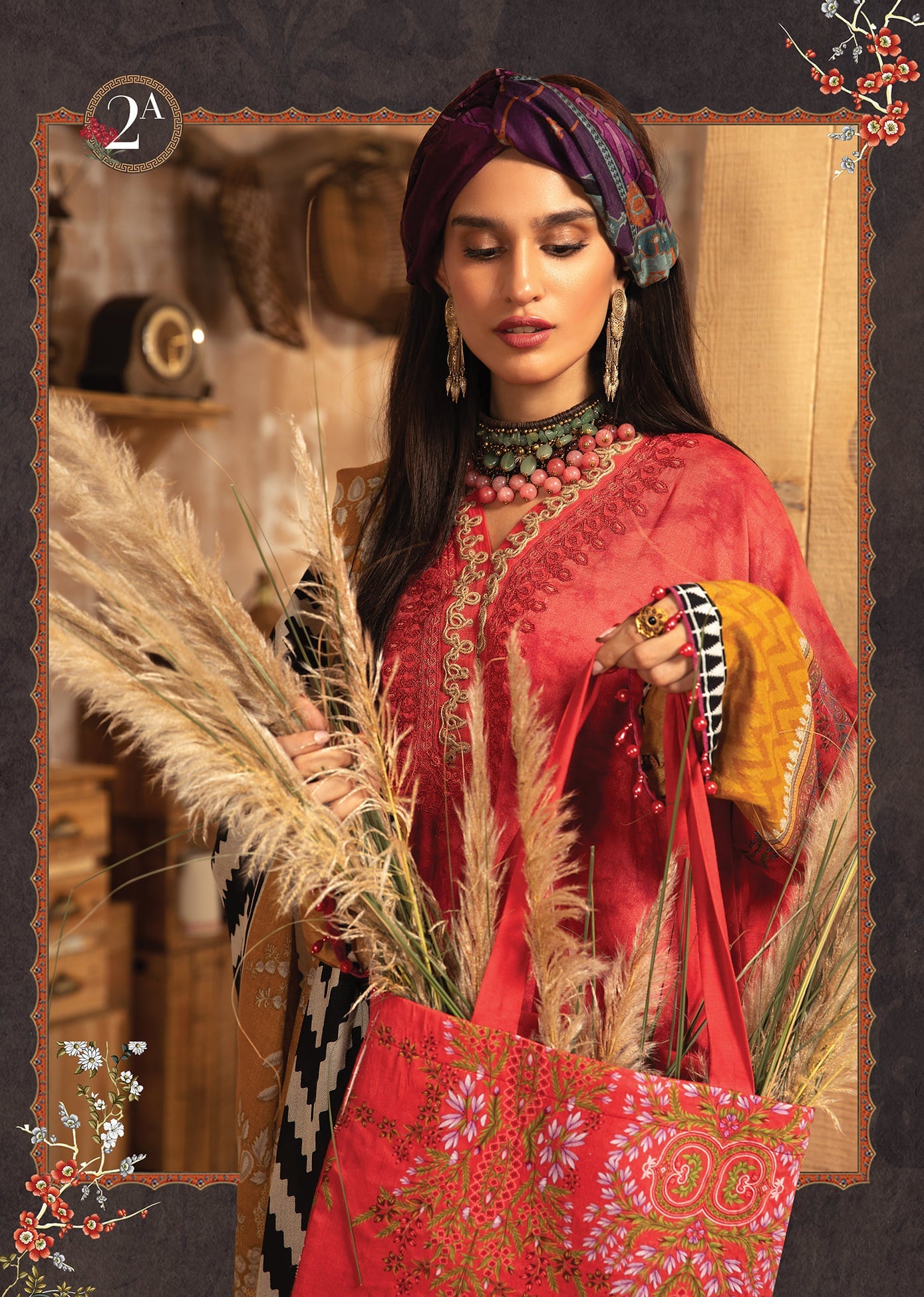 M.Prints MPT-1202-A - Heer Rang