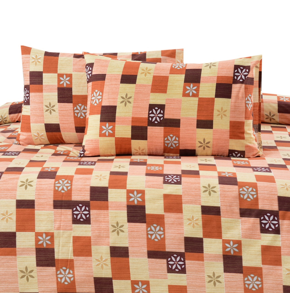 3 PCs Bed Sheet(3622)-DB150